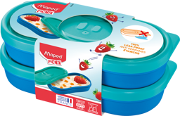 Zeige Details für Maped PICNIK Snackbox KIDS CONCEPT blau, 2er Set Bild von Maped PICNIK Snackbox KIDS CONCEPT blau, 2er Set