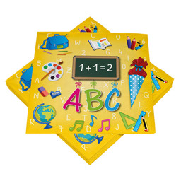 Zeige Details für Servietten "Schulanfang ABC"  Bild von Servietten "Schulanfang ABC"
