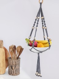 Zeige Details für GRÜNDL Anleitung Makramee Blumenampel mit Perlen Bild von GRÜNDL Anleitung Makramee Blumenampel mit Perlen