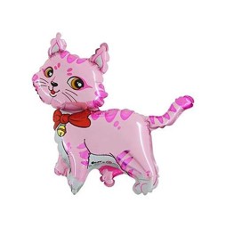 Zeige Details für Folienballon Katze pink Bild von Folienballon Katze pink