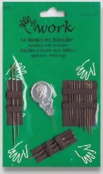 Zeige Details für 14 Nähnadeln mit Einfädler "Handwork-Serie"
 Bild von 14 Nähnadeln mit Einfädler "Handwork-Serie"