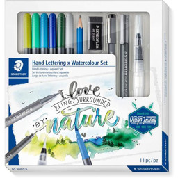 Zeige Details für STAEDTLER Aquarell- & Handlettering-Set Watercolor Design Journey Bild von STAEDTLER Aquarell- & Handlettering-Set Watercolor Design Journey