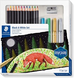 Zeige Details für STAEDTLER Zeichenset Black & White Design Journey Bild von STAEDTLER Zeichenset Black & White Design Journey