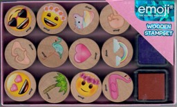 Zeige Details für Holzstempel Set II "EMOJI" Bild von Holzstempel Set II "EMOJI"