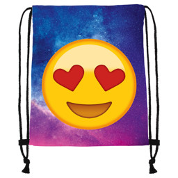 Zeige Details für Gymbag Gymsac Design Emoticon verliebt Galaxie Bild von Gymbag Gymsac Design Emoticon verliebt Galaxie