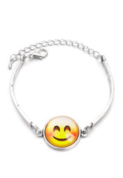 Zeige Details für Armband gelb mit Smiley Bild von Armband gelb mit Smiley