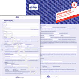 Zeige Details für AVERY Zweckform Vordruck "Arbeitsvertrag", A4 Bild von AVERY Zweckform Vordruck "Arbeitsvertrag", A4