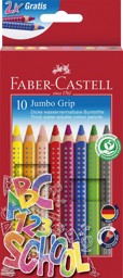 Zeige Details für FABER-CASTELL Farbstift JUMBO GRIP Promotionetui, 10er Bild von FABER-CASTELL Farbstift JUMBO GRIP Promotionetui, 10er