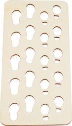 Zeige Details für HOBBYFUN Schablone Fußabdrücke Bild von HOBBYFUN Schablone Fußabdrücke