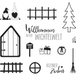 Zeige Details für RAYHER Clear Stamps Wichtelwelt Bild von RAYHER Clear Stamps Wichtelwelt
