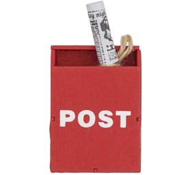 Zeige Details für RICO DESIGN Miniatur Briefkasten mit Zeitung Bild von RICO DESIGN Miniatur Briefkasten mit Zeitung