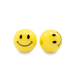 Zeige Details für 8 mm Perlen Smiley gelb Bild von 8 mm Perlen Smiley gelb
