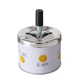 Zeige Details für Sturmaschenbecher Smiley aus Edelstahl Bild von Sturmaschenbecher Smiley aus Edelstahl