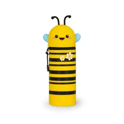 Zeige Details für 2-in-1-Federmäppchen aus Silikon mit Bienen-Motiv - Super Soft! Bild von 2-in-1-Federmäppchen aus Silikon mit Bienen-Motiv - Super Soft!
