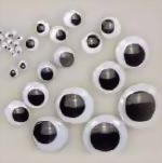 Zeige Details für Wackelaugen, rund, Ø 10 mm Bild von Wackelaugen, rund, Ø 10 mm