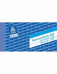 Zeige Details für Nummernblock Bild von Nummernblock