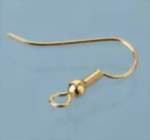 Zeige Details für Ohrhaken Fischerhaken echt vergoldet
 Bild von Ohrhaken Fischerhaken echt vergoldet