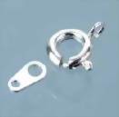 Zeige Details für Springring Öse versilbert
 Bild von Springring Öse versilbert