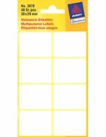 Zeige Details für AVERY ZWECKFORM Vielzweck-Etiketten 38x29 mm Bild von AVERY ZWECKFORM Vielzweck-Etiketten 38x29 mm