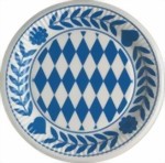 Zeige Details für Teller, Pappe rund Ø 23 cm 
 Bild von Teller, Pappe rund Ø 23 cm