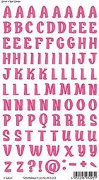 Zeige Details für Schriftdekor 3 Pink Porzellansticker Bild von Schriftdekor 3 Pink Porzellansticker