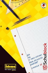 Zeige Details für IDENA Schulblock DIN A4 kariert Bild von IDENA Schulblock DIN A4 kariert