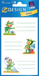 Zeige Details für Buchetiketten "Marsmännchen" Bild von Buchetiketten "Marsmännchen"