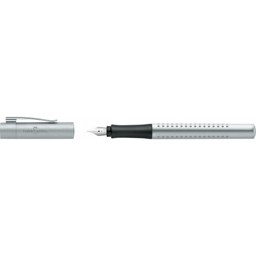 Zeige Details für FABER-CASTELL Füller Grip 2011 silber Bild von FABER-CASTELL Füller Grip 2011 silber