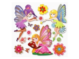 Zeige Details für 3D Sticker XXL "Elfen II" Bild von 3D Sticker XXL "Elfen II"