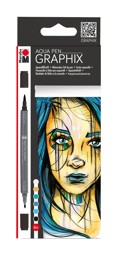 Zeige Details für MARABU Aqua Pen GRAPHIX 6er-Sortierung „Metropolitan“ Bild von MARABU Aqua Pen GRAPHIX 6er-Sortierung „Metropolitan“