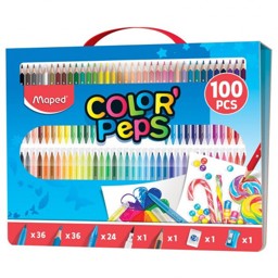 Zeige Details für MAPED Aktions Stifte-Set COLOR'PEPS 100-tlg. Bild von MAPED Aktions Stifte-Set COLOR'PEPS 100-tlg.