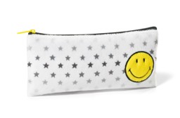 Zeige Details für Stiftemäppchen mit Smiley und Sternen  Bild von Stiftemäppchen mit Smiley und Sternen