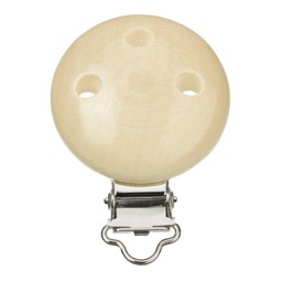 Zeige Details für Schnulli-Ketten-Clip natur-hell Bild von Schnulli-Ketten-Clip natur-hell