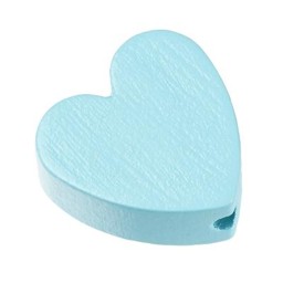 Zeige Details für Kopie von Schnulli-Holzperle Herz hellblau Bild von Kopie von Schnulli-Holzperle Herz hellblau