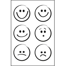 Zeige Details für EFCO Stempel Clear Smileys Bild von EFCO Stempel Clear Smileys