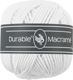 Zeige Details für Durable Macramé Garn Farbe weiss Bild von Durable Macramé Garn Farbe weiss