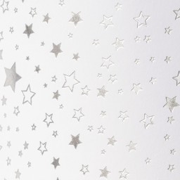 Zeige Details für HEYDA Motivkarton "Sterne" silberfarben glänzend Bild von HEYDA Motivkarton "Sterne" silberfarben glänzend
