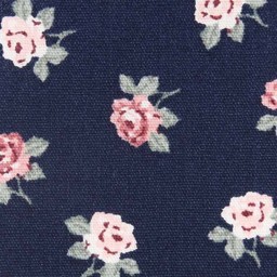Zeige Details für Baumwolle Poplin "Romantic Flowers" dunkelblau Bild von Baumwolle Poplin "Romantic Flowers" dunkelblau