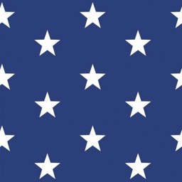 Zeige Details für Baumwolle Design "Stars" cobaltblau Bild von Baumwolle Design "Stars" cobaltblau