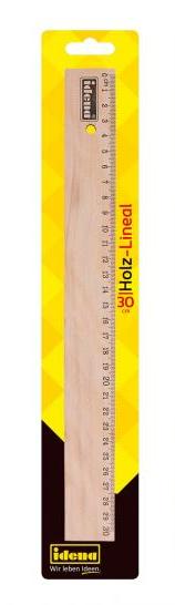 Bild von IDENA Holzlineal 30 cm