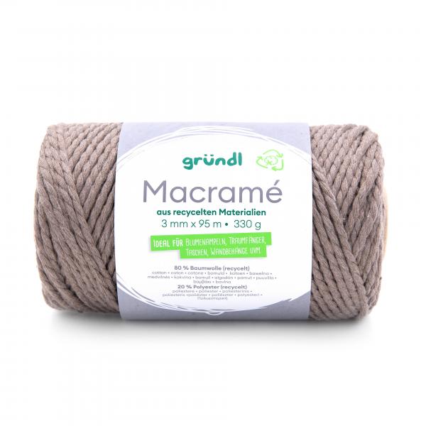 Bild von GRÜNDL Macramé Farbe dunkel beige