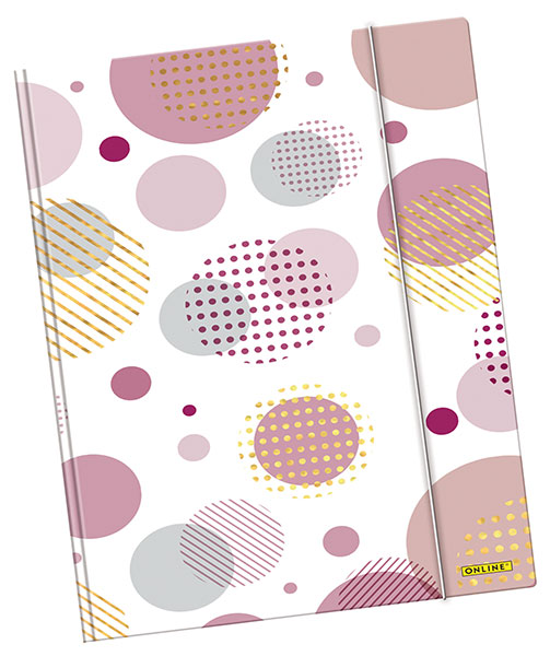 Bild von ONLINE Gummizugmappe A4 Shiny Bubbles