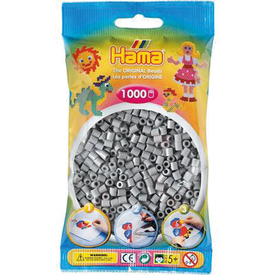 Bild von Hama Bügelperlen grau