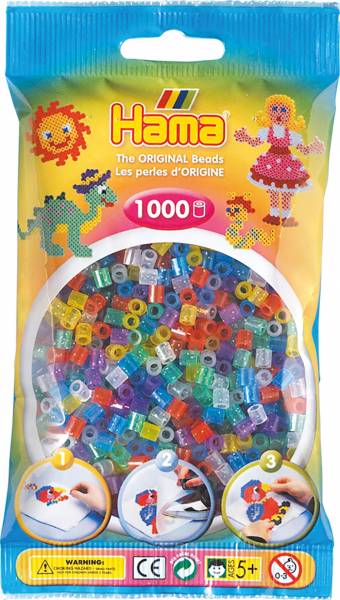 Bild von Hama Bügelperlen Mix Glitter