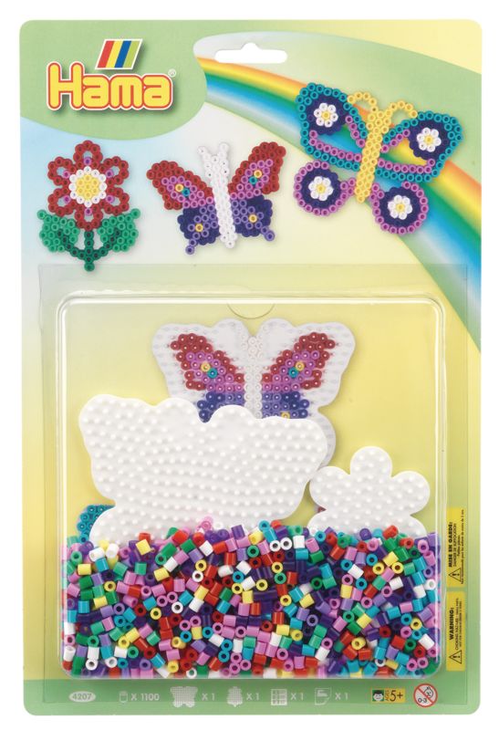 Bild von Hama Bügelperlen Set Schmetterling