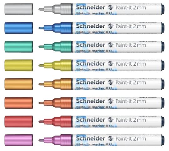 Bild von SCHNEIDER Metallicmarker Paint-It 011