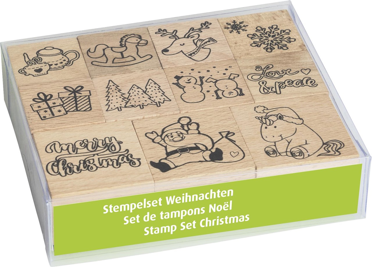Bild von HEYDA Stempelset Xmas Patches