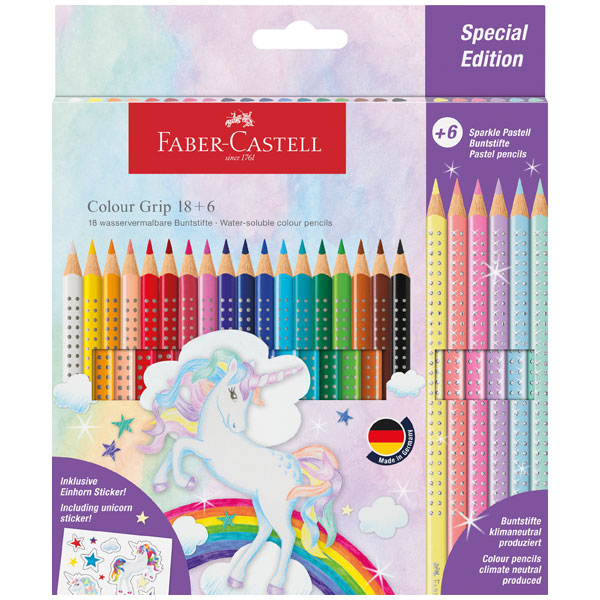 Bild von FABER-CASTELL Buntstift Colour Grip Einhorn