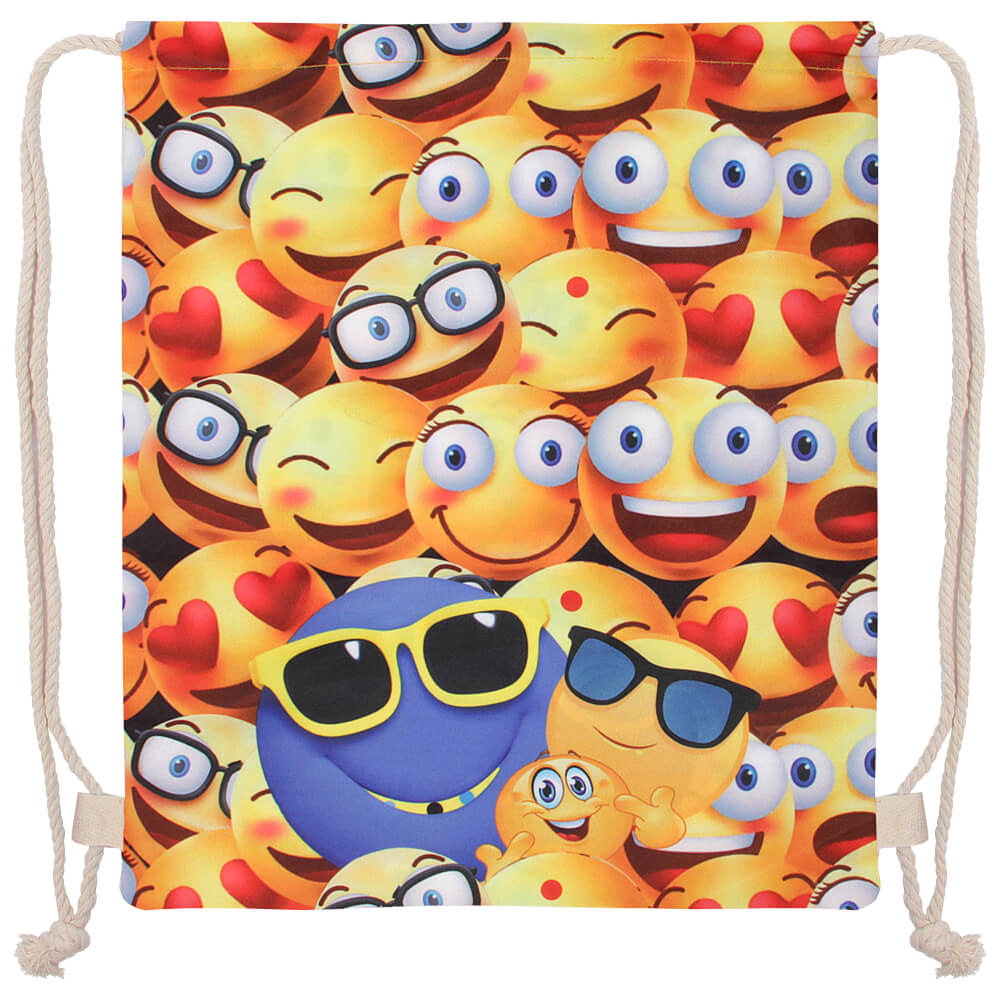 Bild von Gymbag Gymsac Design Emoticons lächelnd cool verliebt