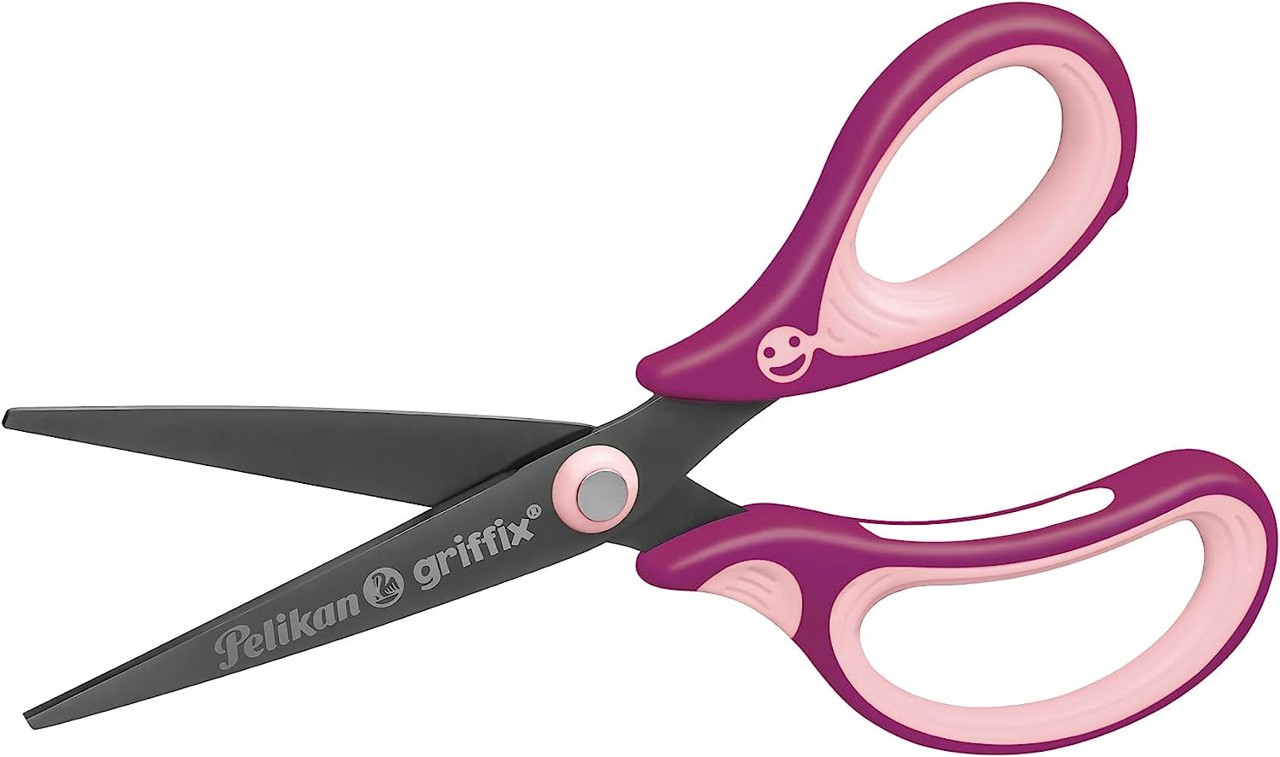 Bild von PELIKAN griffix Schulschere spitz rechts, Sweet Berry